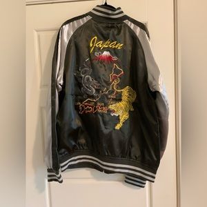 Vintage Japanese Sukajan Embroidered Bomber Jacket